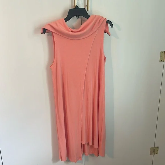 orange zip up dress Two-Tone Orange Zip-Up Dress ATHINA RETAIL